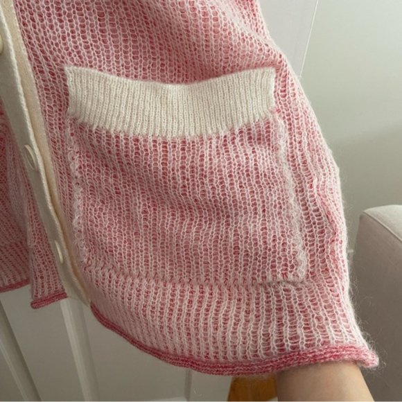MM6 Maison Margiela Pink Cardigan in Women’s Size XS - Picture 5 of 12